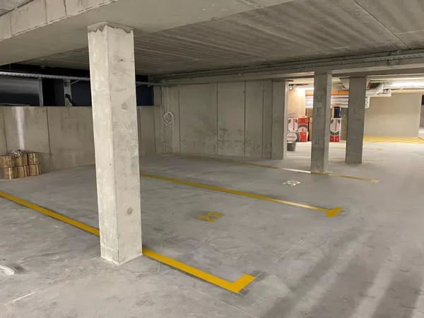 Horizontālo līniju izveide un krāsošana